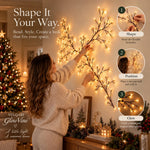 Velqari GlowVine™ Flexible Branch Christmas Wall Light