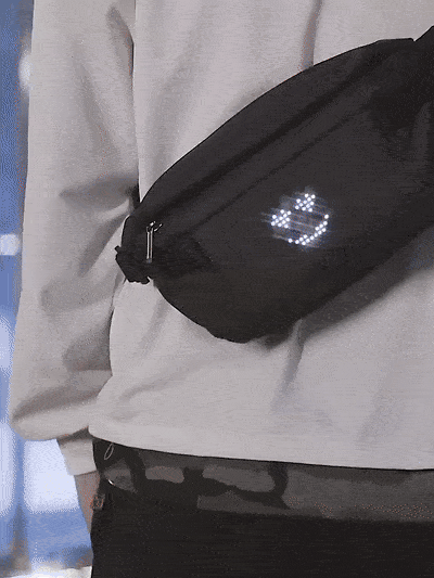 Smart Sling Bag with LED Display