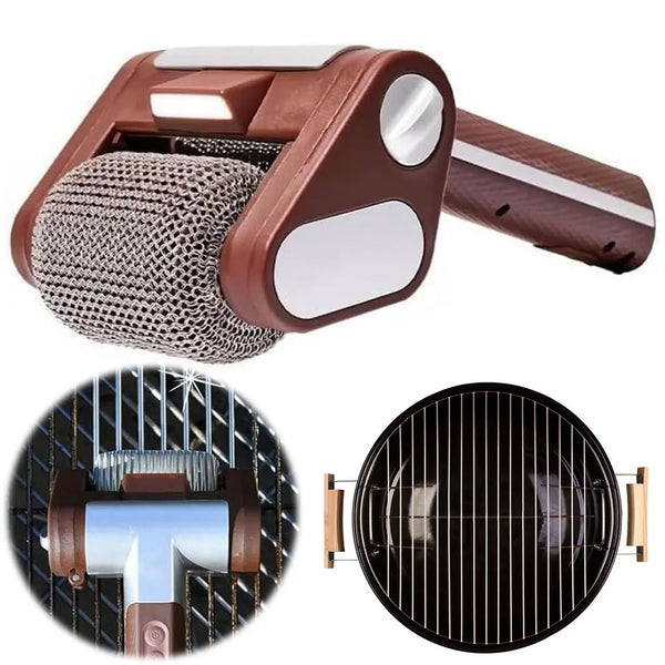 Effortless Grill Cleaning Roller