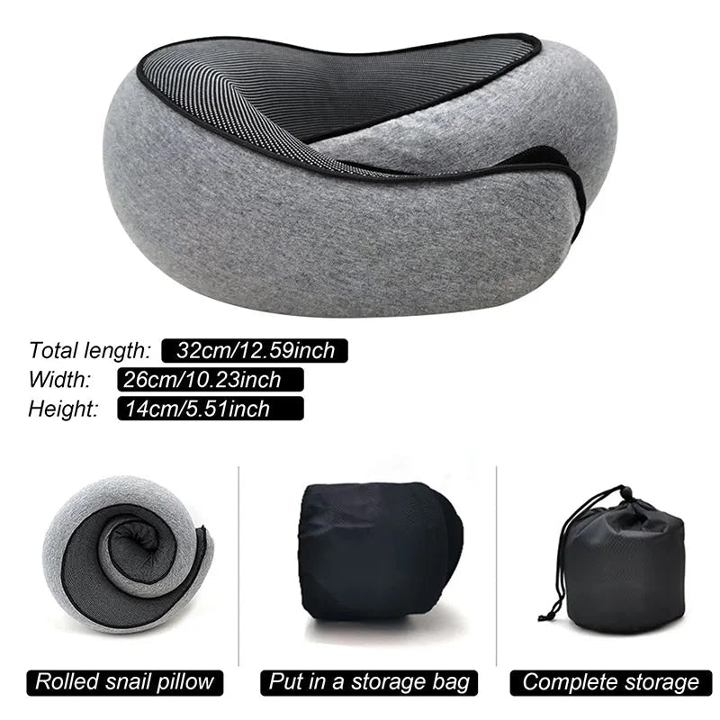 Cozy Snail Travel Pillow