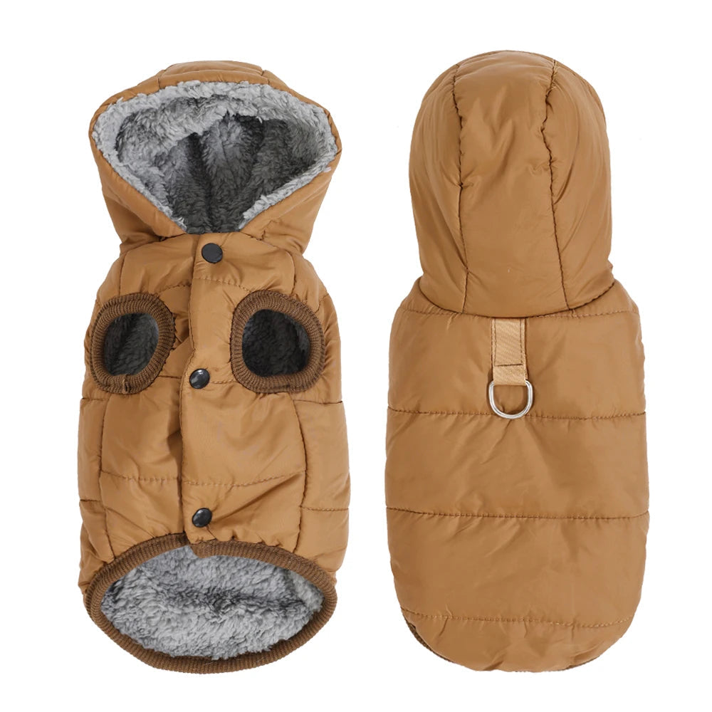 Snuggly Hooded Pet Coat
