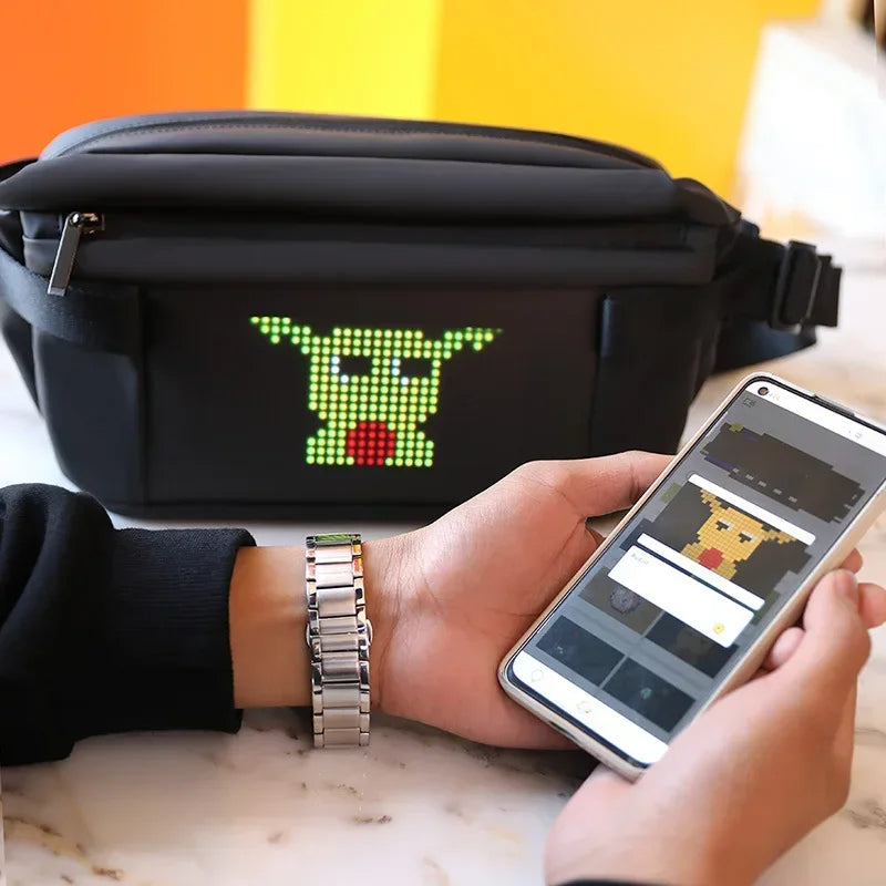 Smart Sling Bag with LED Display