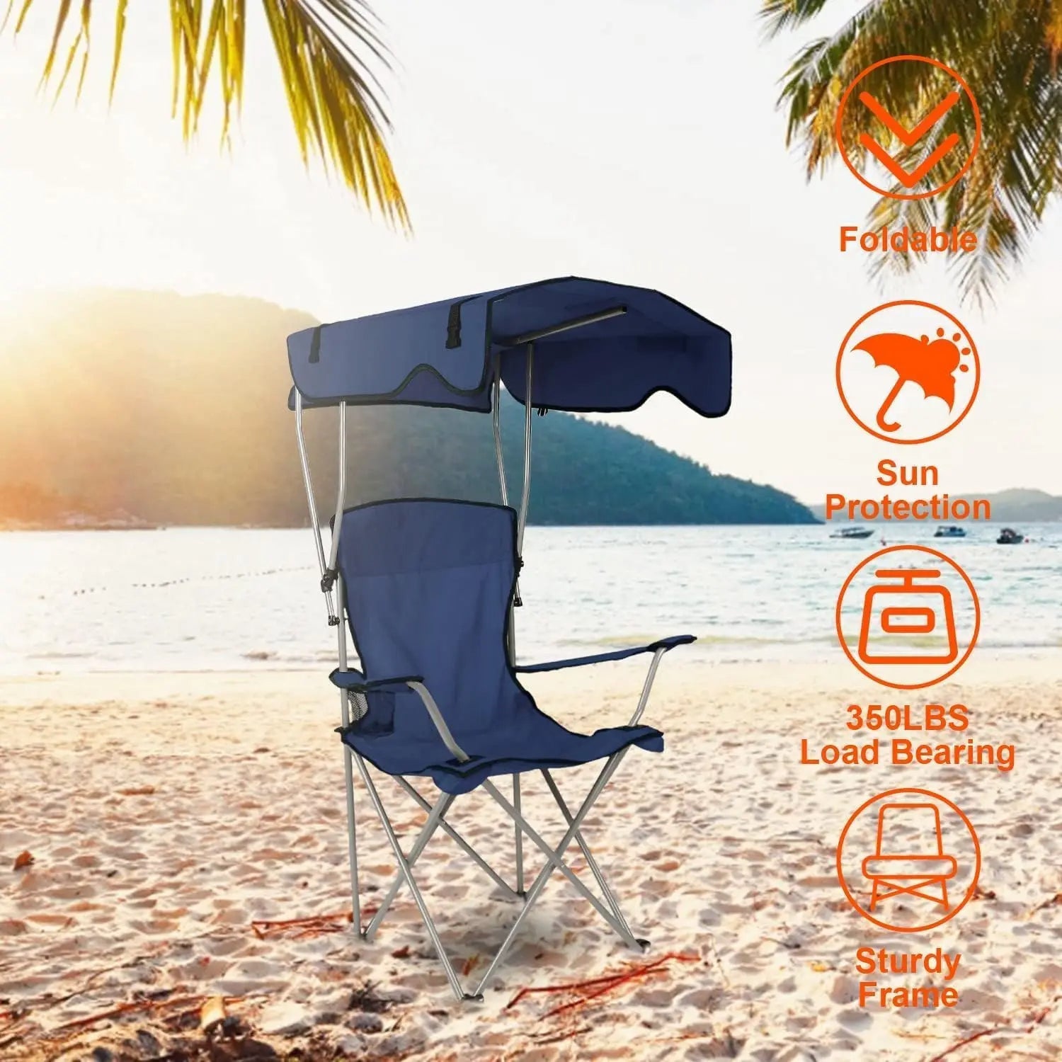 Ultimate Sun Shade Camping Chair