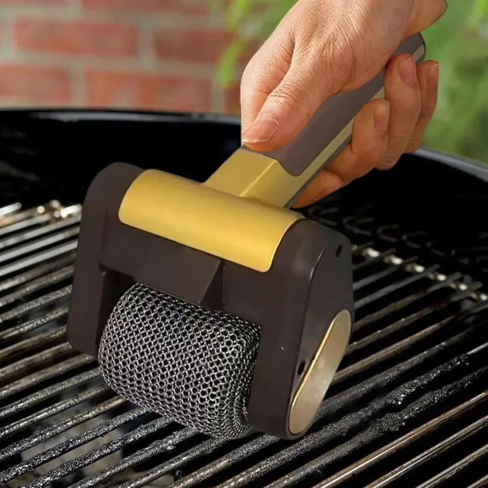 Effortless Grill Cleaning Roller