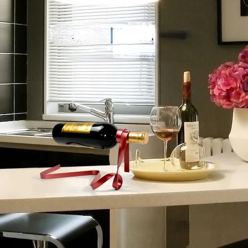 Elegant Floating Wine Holder