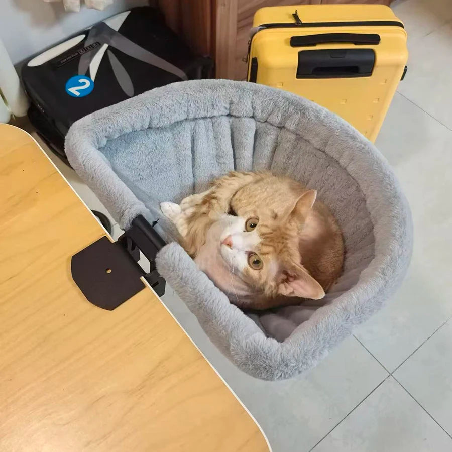 Cozy Foldable Cat Desk Bed