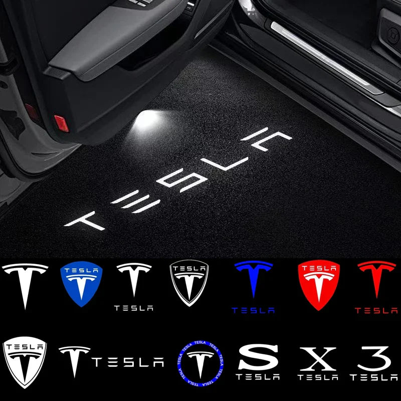 Tesla Car Welcome Lights