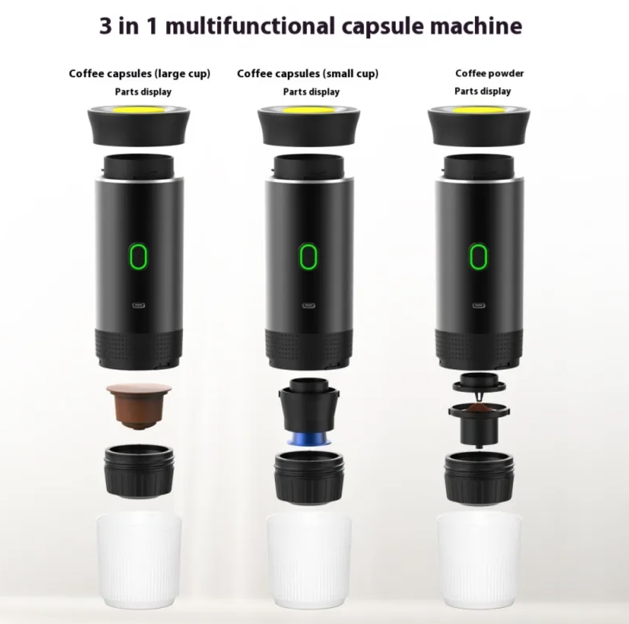 Compact Capsule Coffee Brewer