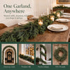 Velqari™ EverCedar Real-Touch Christmas Garland Set