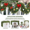 Velqari™ EverCedar Real-Touch Christmas Garland Set