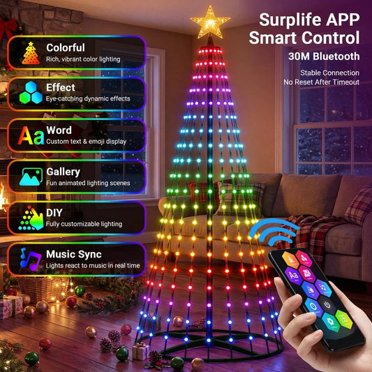 Velqari™ GlowTree Smart Christmas Light Tree