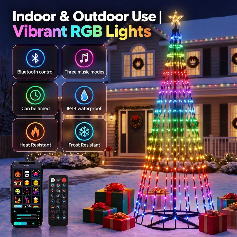Velqari™ GlowTree Smart Christmas Light Tree